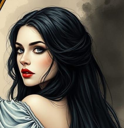 Mystical Norse Goddess Illuminates Darkened Realm