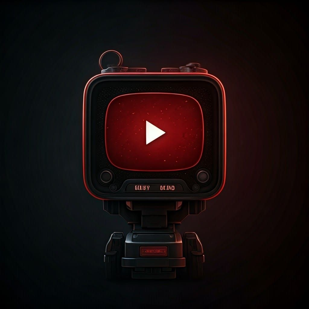 YouTube Logo as Dramatic Film Still