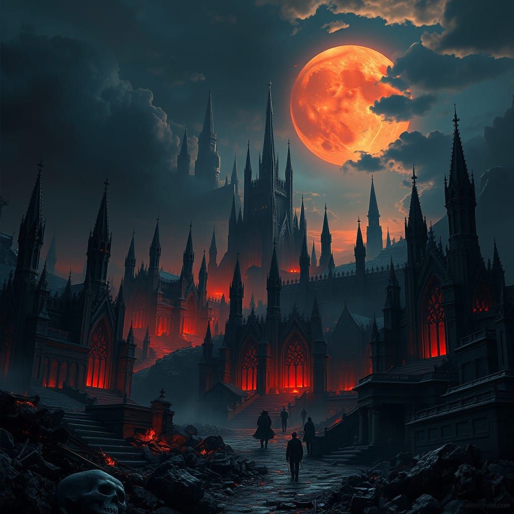 Eternal Twilight Requiem: A Morbid Procession in Cyclopean R...