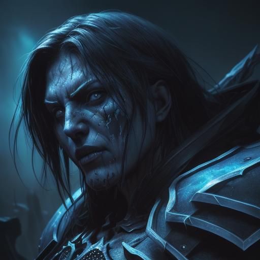 Detailed Death Knight Concept Art