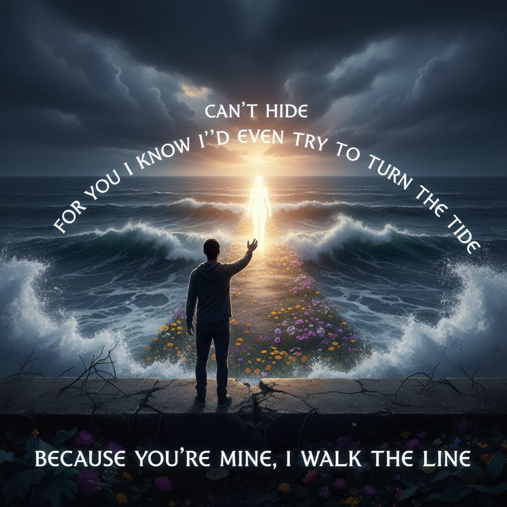 Abstract Line Art with Bold Colors