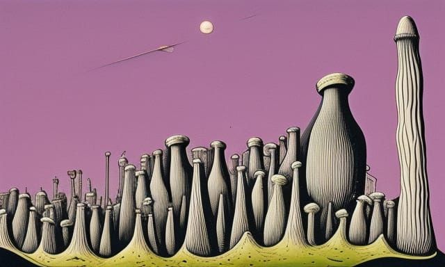 Basil Wolverton Paints Pollution