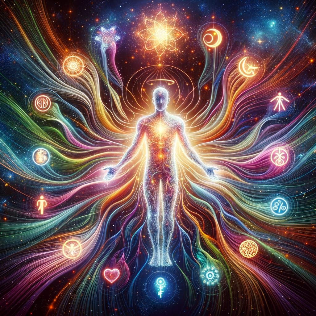 Ethereal Figure Encapsulates Soul's Essence