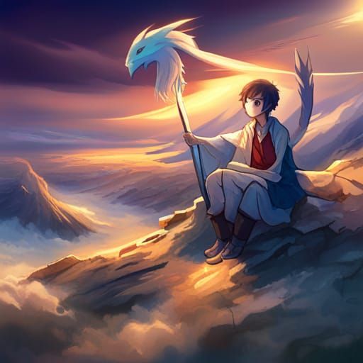 Dragons as Pokémon in Anime Style