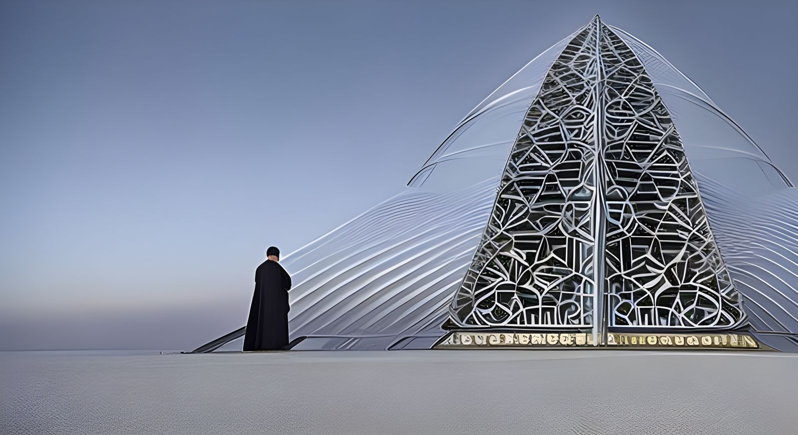 AI's God: Intricate Professional Photography