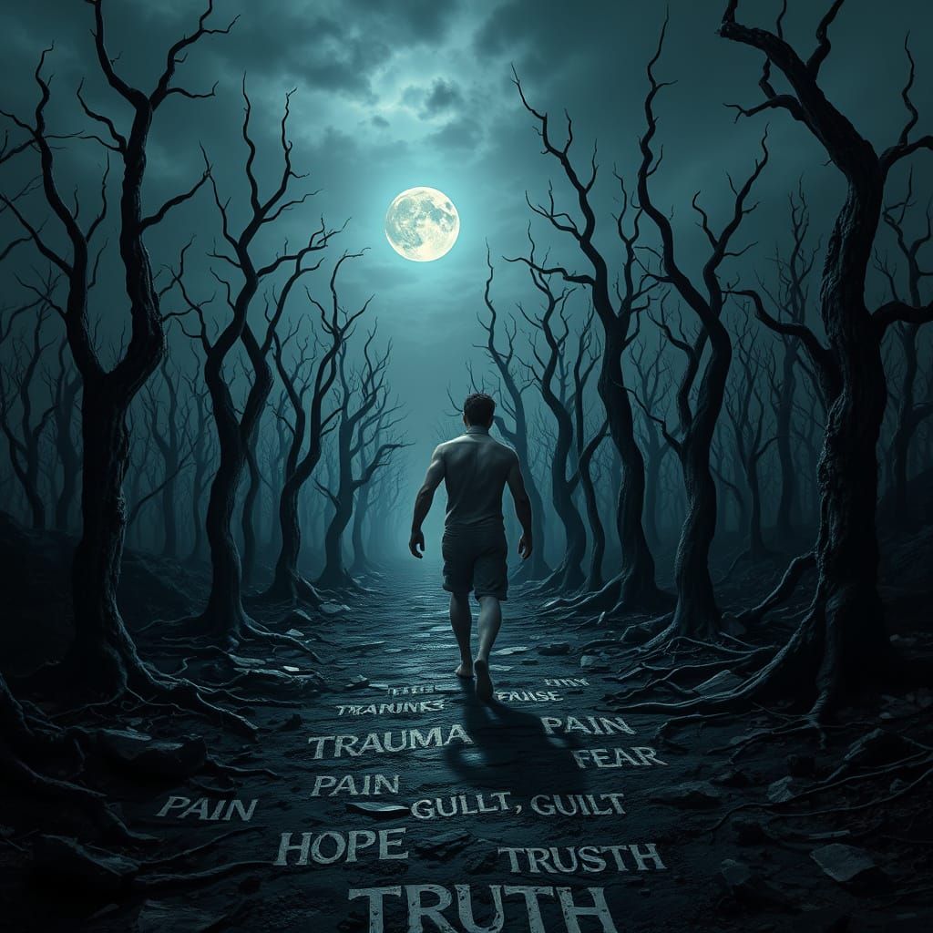 Burned Forest Walker: Trauma and Hope