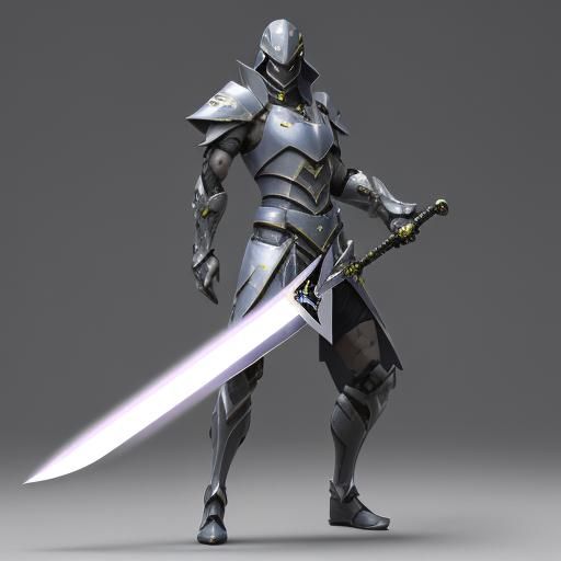 Futuristic Sword: Advanced Melee Weapon Concept