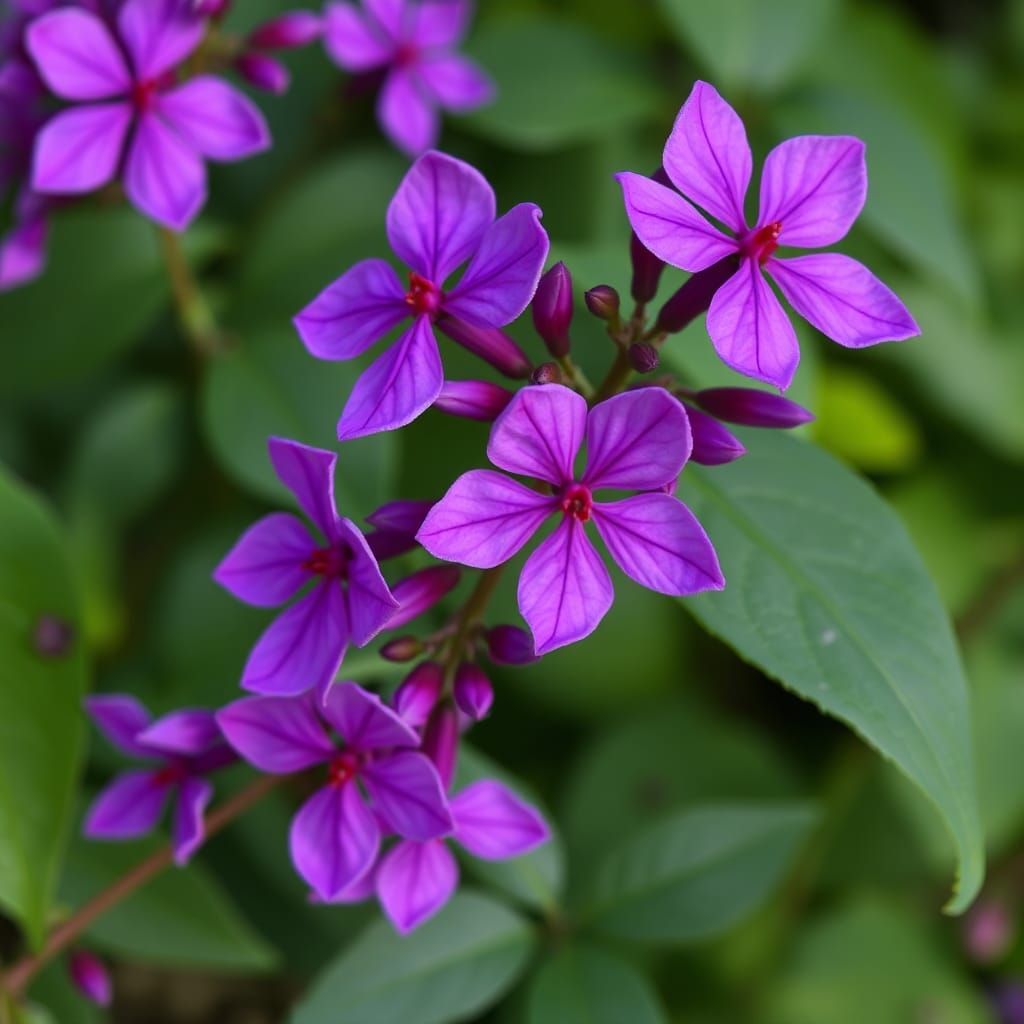 Abstract Purpurina Design