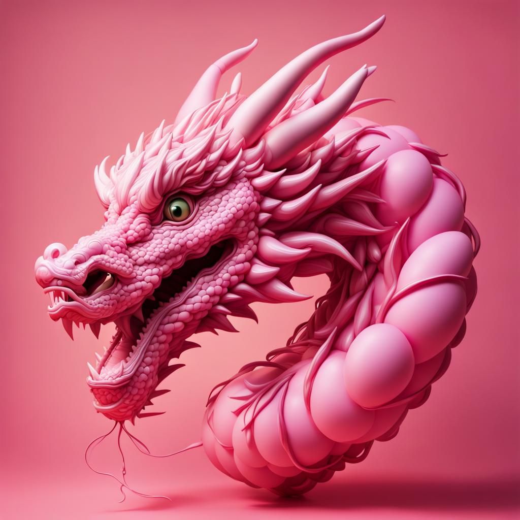 Ballon dragon for new year