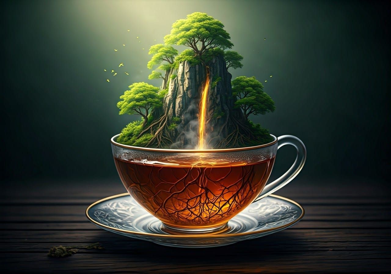 River of tea
