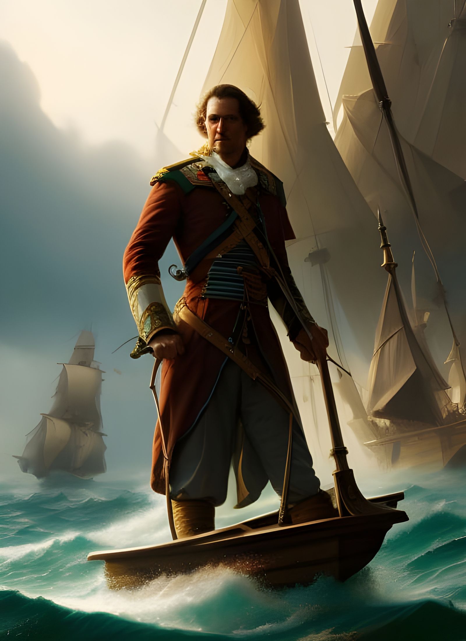 1800s Sailor Portrait in Artstation Style