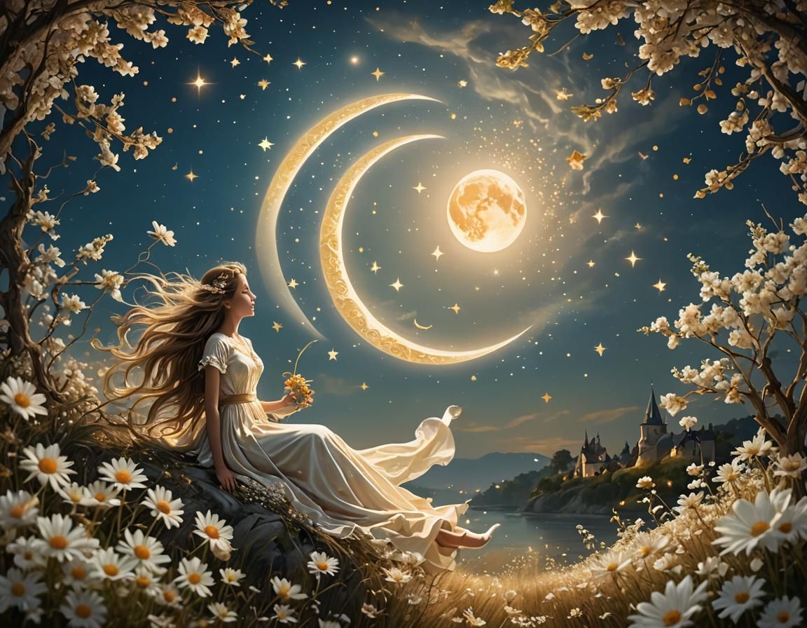 Sun and Moon's Celestial Love Story