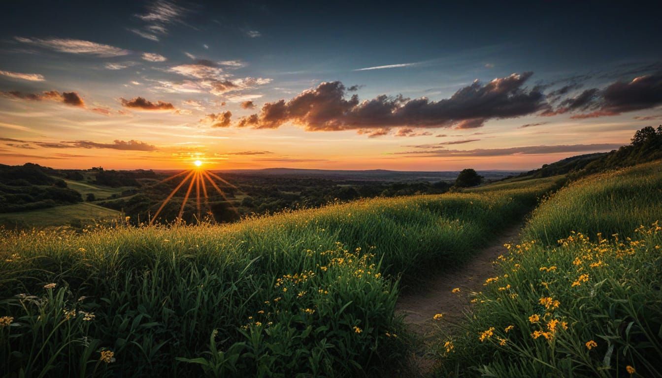 Summer's Essence: Hyperrealistic 64 Megapixel Image