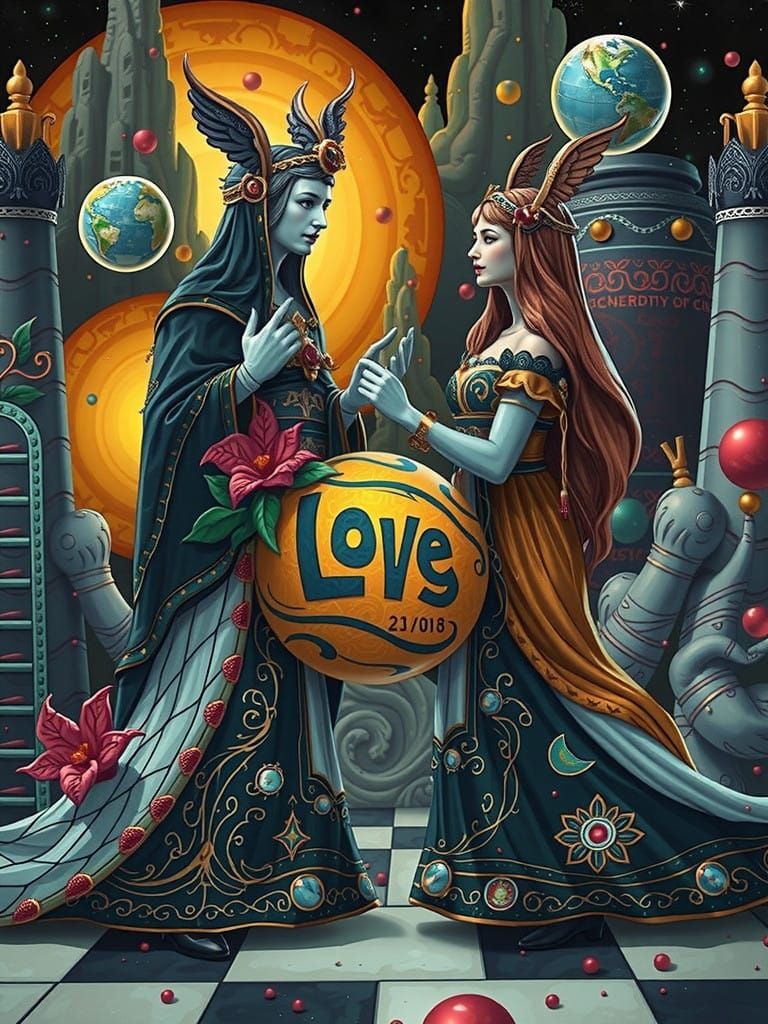 Ethereal Spirits Transformed into Hyperdetailed Illusions