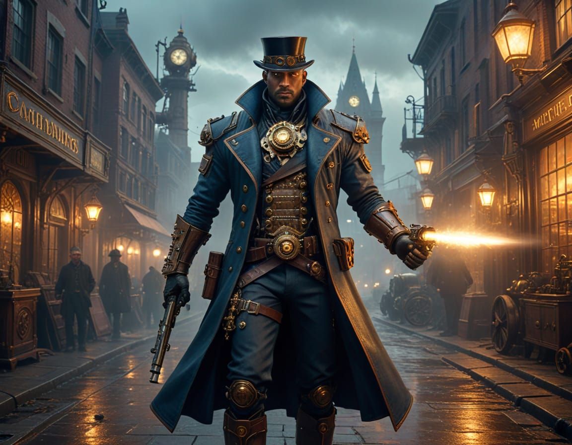 Steampunk Timekeeper Enforcer Unveils Powerful Time Warping ...