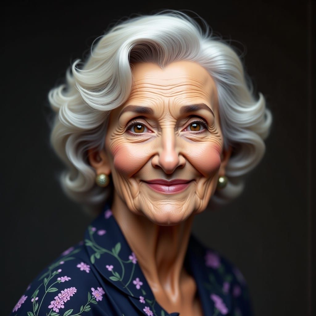 A Beautiful Granny lady by Madam Lu '24