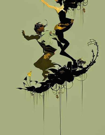 Abstract Love as Impasto Painting