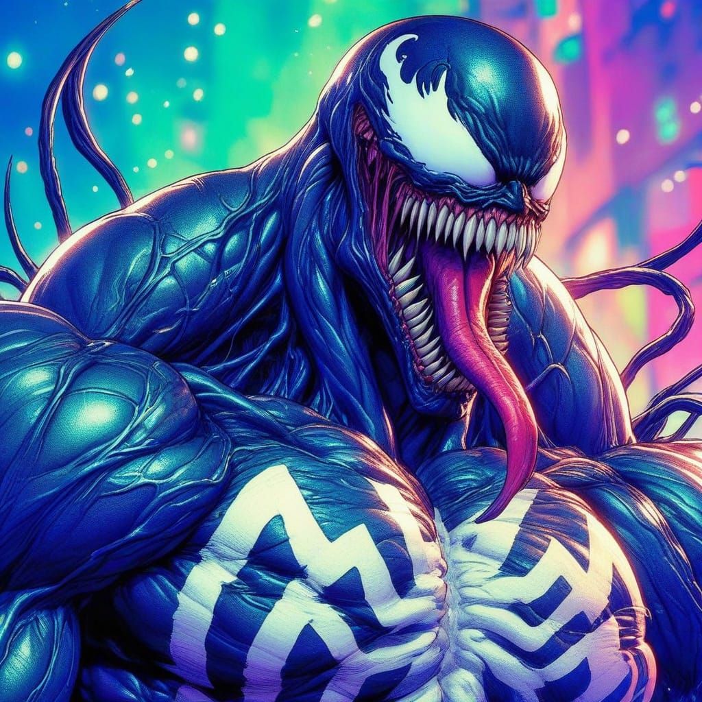 Street Fighter II Turbo Hero in Dark Fantasy Anime Style