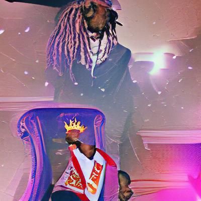 Abstract Dark Portrait, Blurry Effect