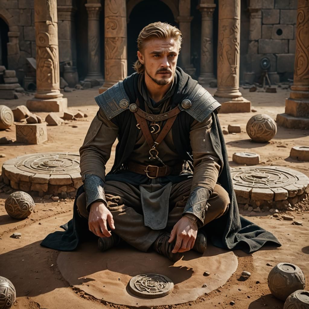 Boyd Holbrook as Medieval Adventurer in Hyperrealistic Style