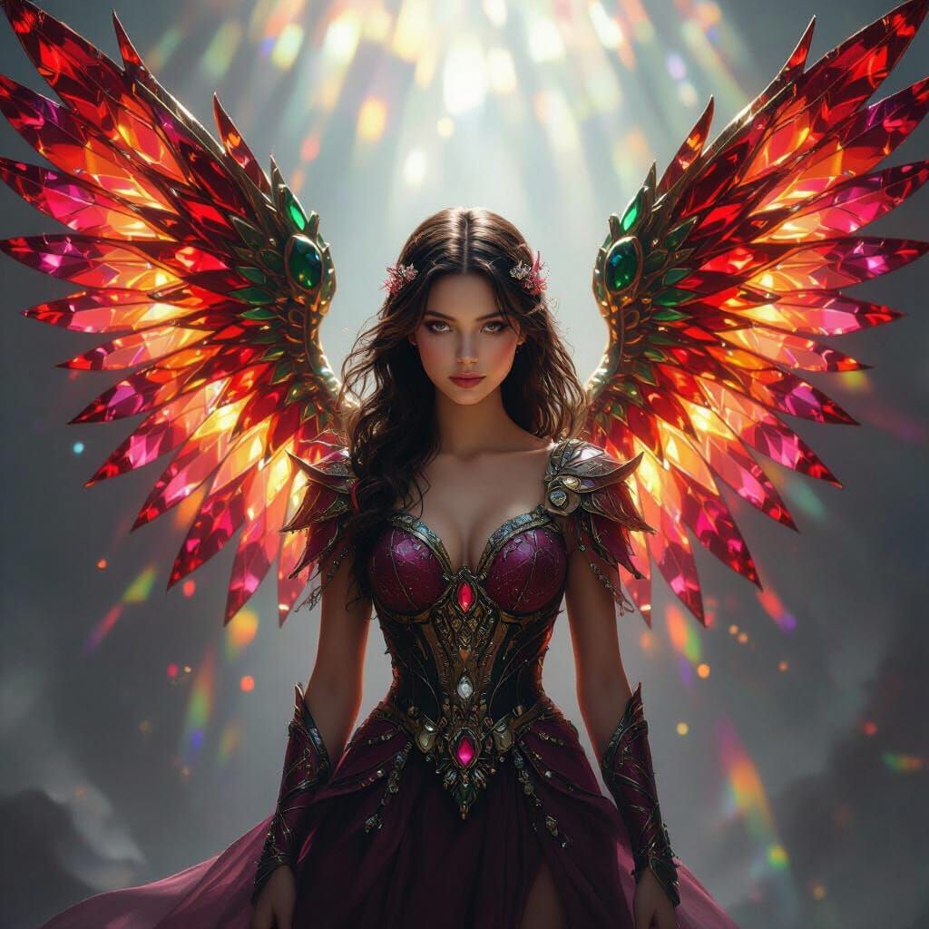 Divine Portrait of Woman as Embodiment of Worth