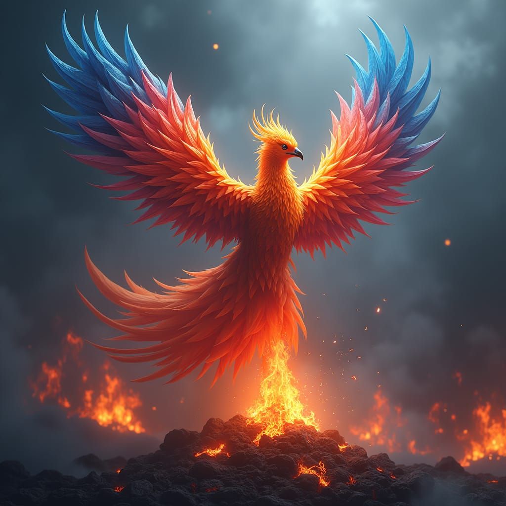 Phoenix Rising: A Matte Painting in Unreal Engine 5