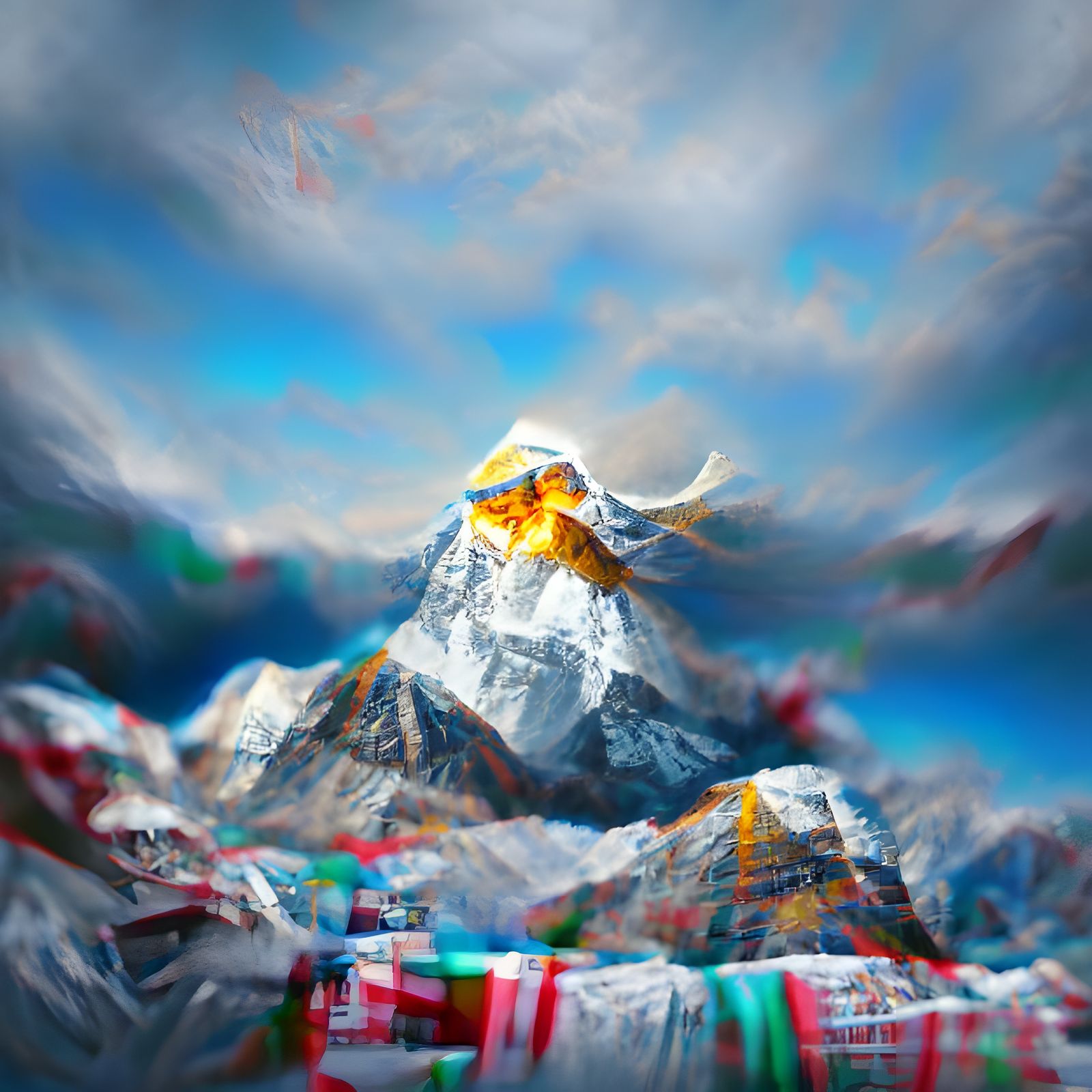 Majestic Mount Everest in 8k Resolution