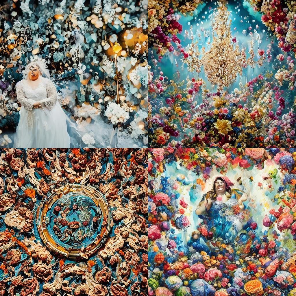 BBW Birthday Party: Close-Up Hyperrealistic Image