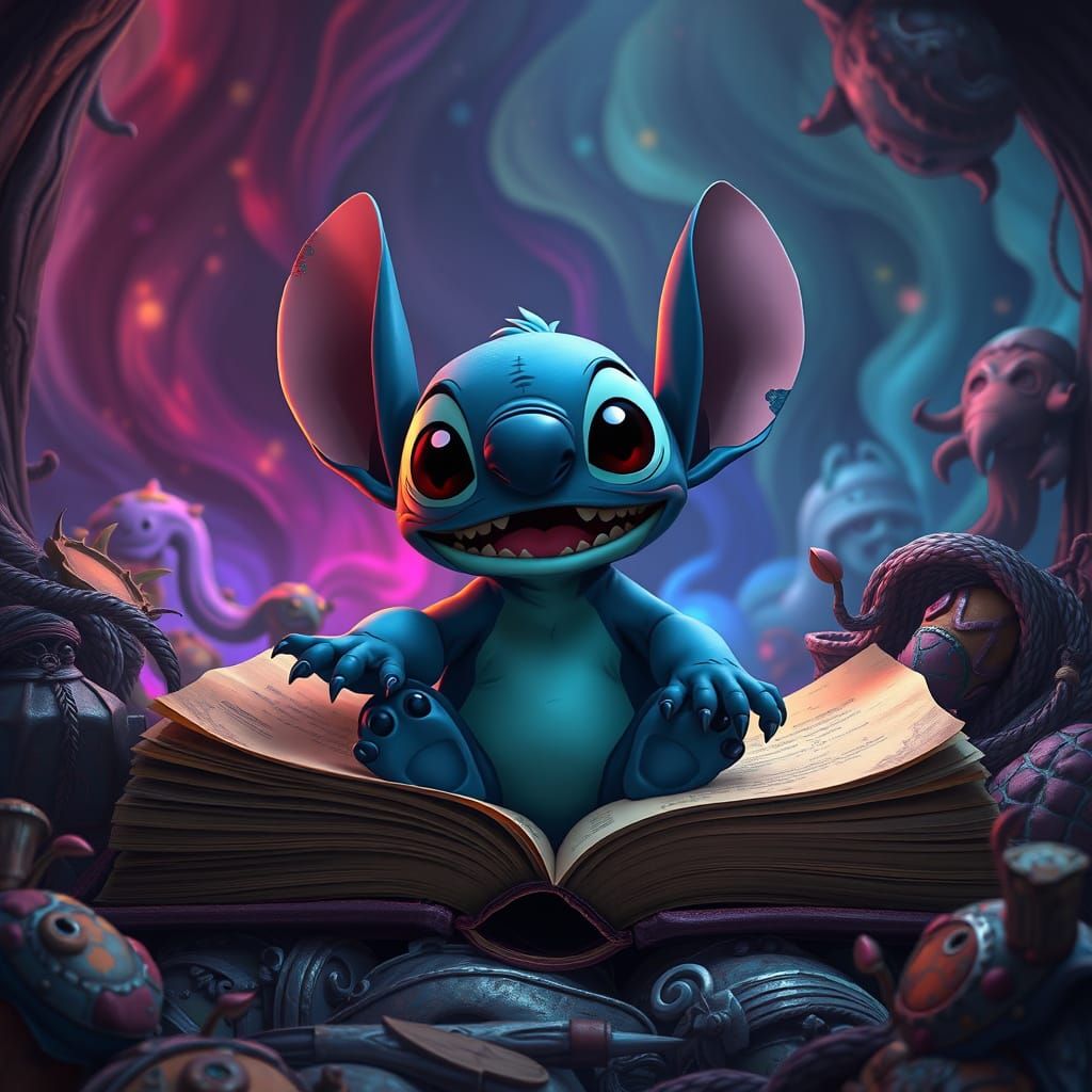 Stitch in a Book: Fantasy Concept Art