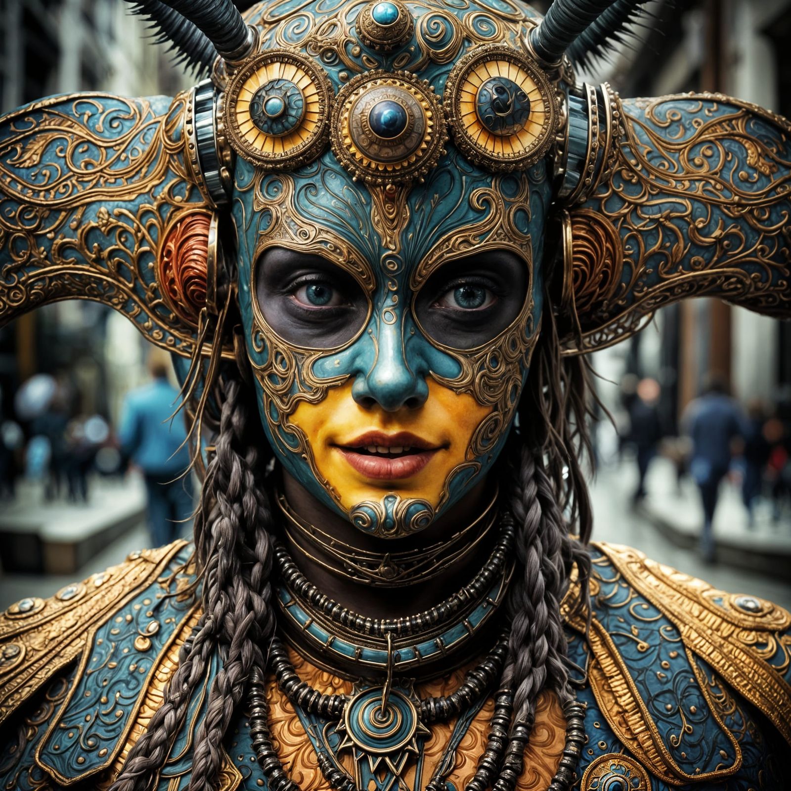 Photorealistic Aliens in Exotic Fashion: Hyperrealistic Digi...