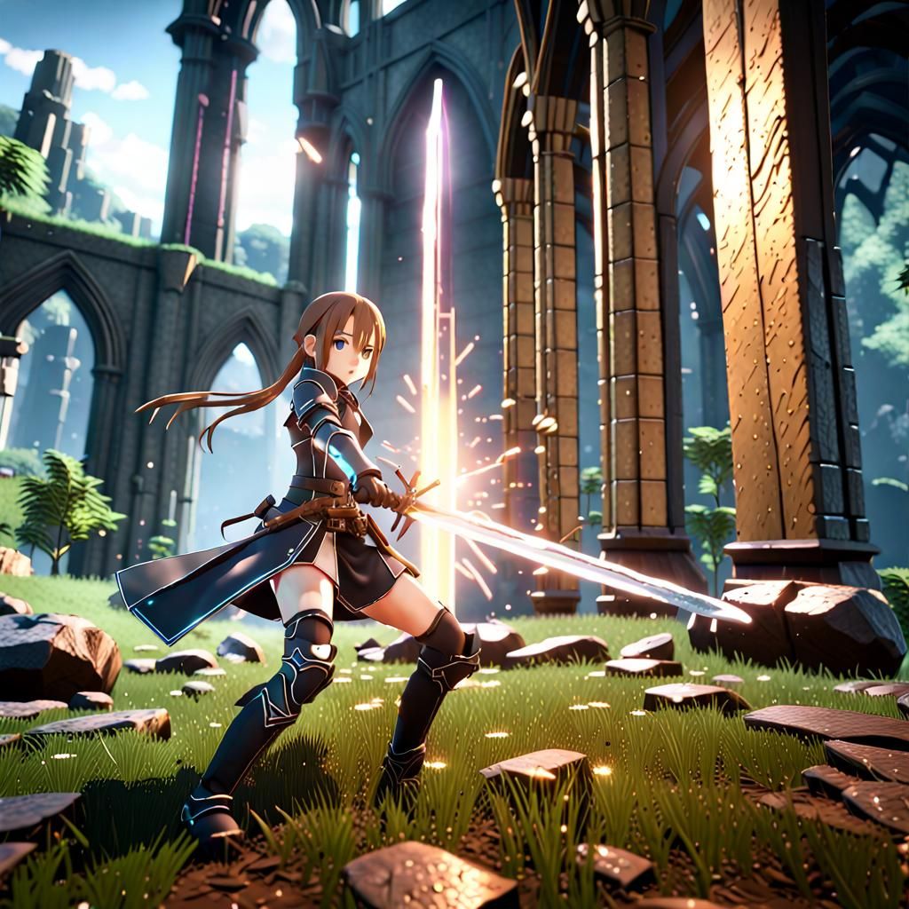Sword Art Online: Epic 3D Game Cinematic