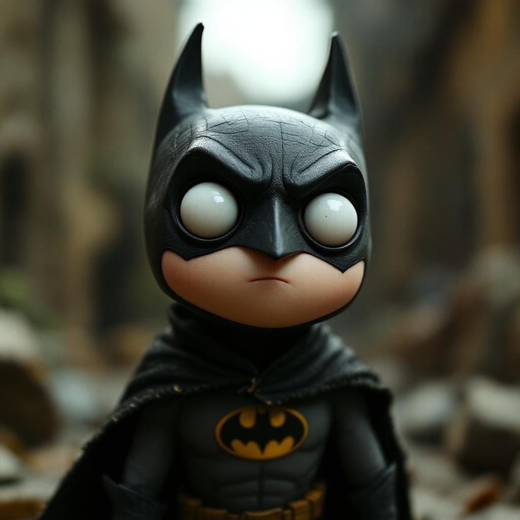 Batman as Stop-Motion Character in LAIKA Studios Style