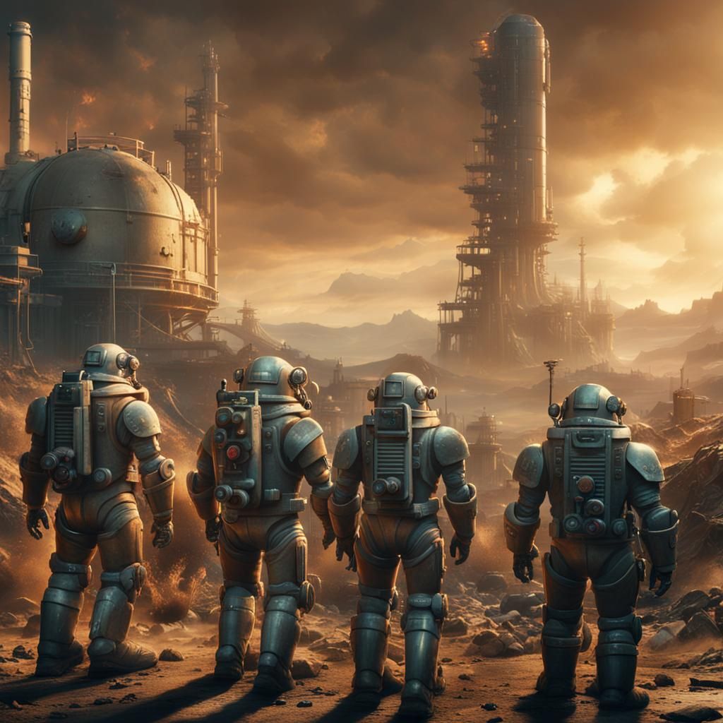 Fallout Raiders Find Nukes: Epic Digital Matte Painting