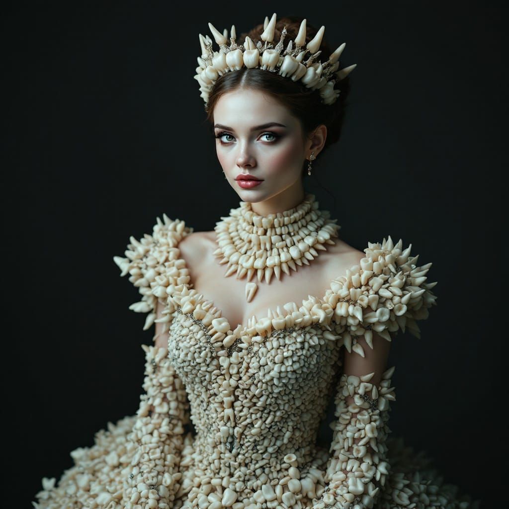 Tooth Fairy Portrait: Beautiful and Unsettling