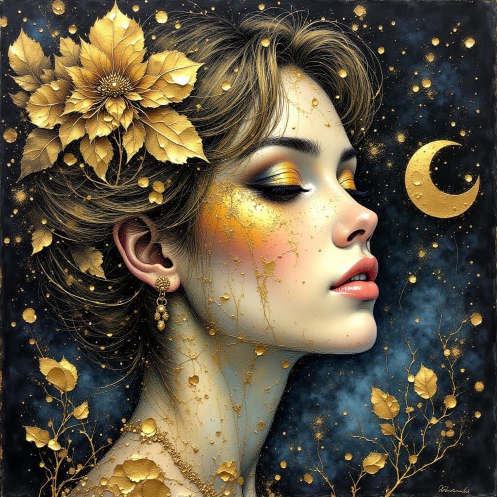 Ethereal Impressionistic Watercolor in Monet Style