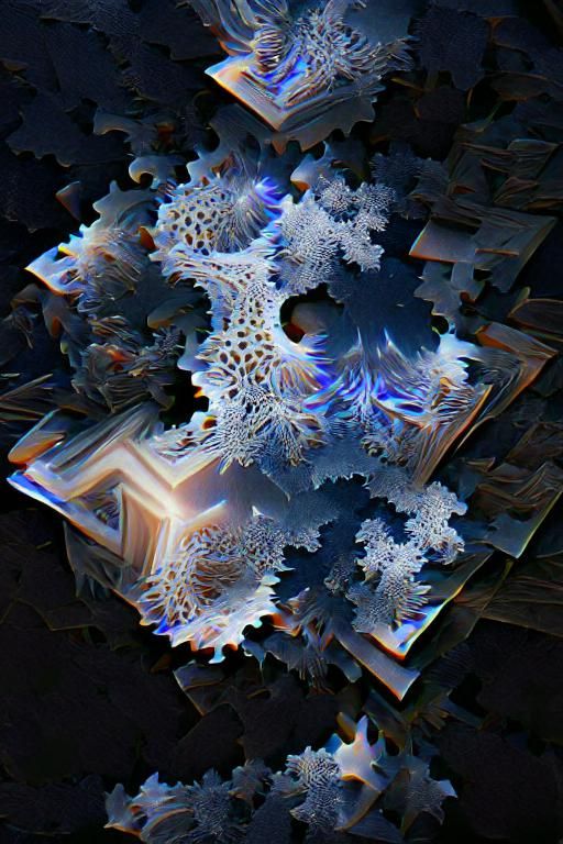 Fractal Snowflake in Unreal Engine 8K Resolution