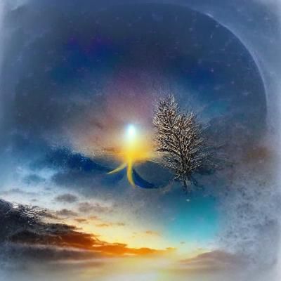AI Image of the Winter Solstice
