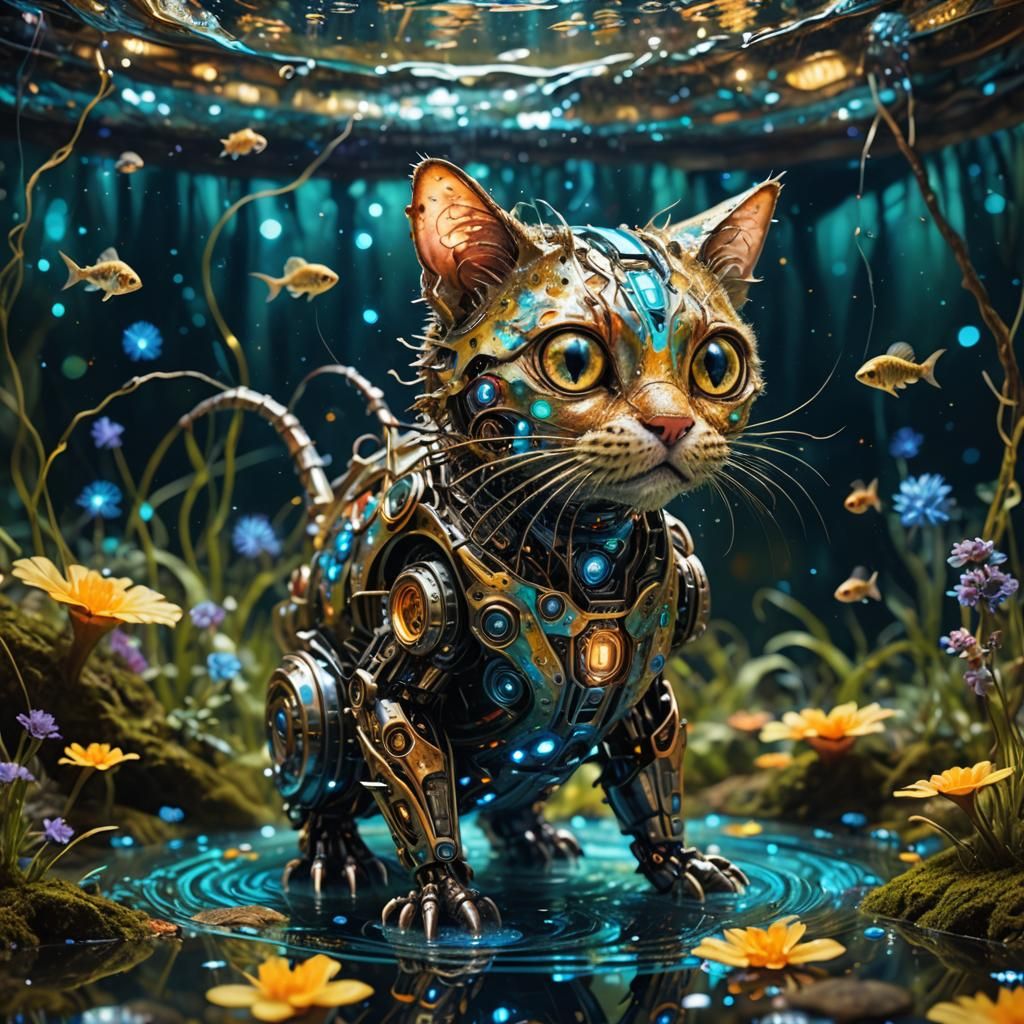 Underwater Cat
