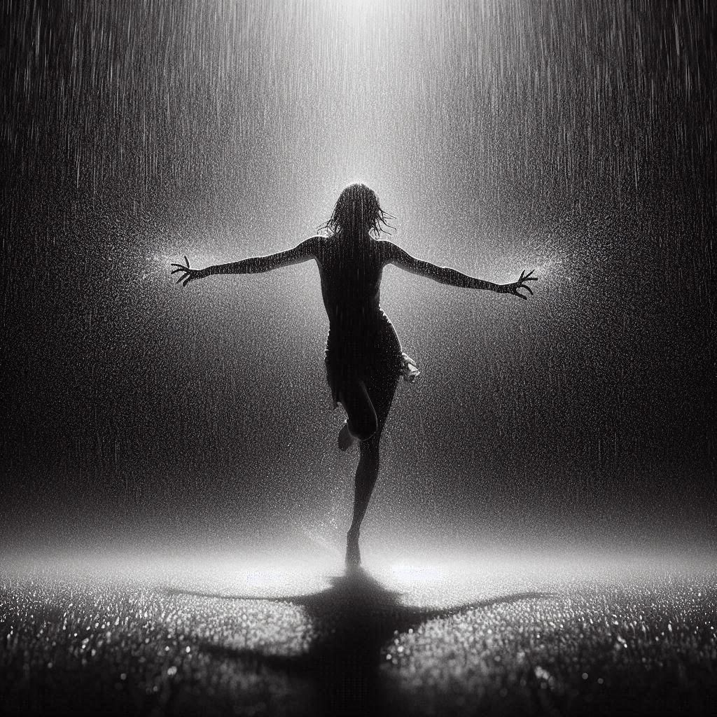 Classic Charcoal Drawing on Paper