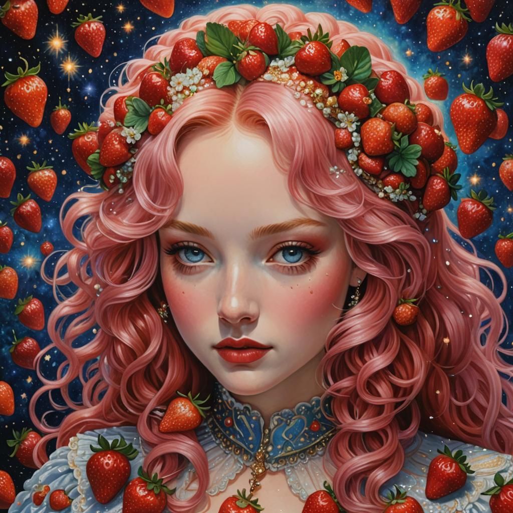 Celestial Strawberry Shortcake 🍓✦