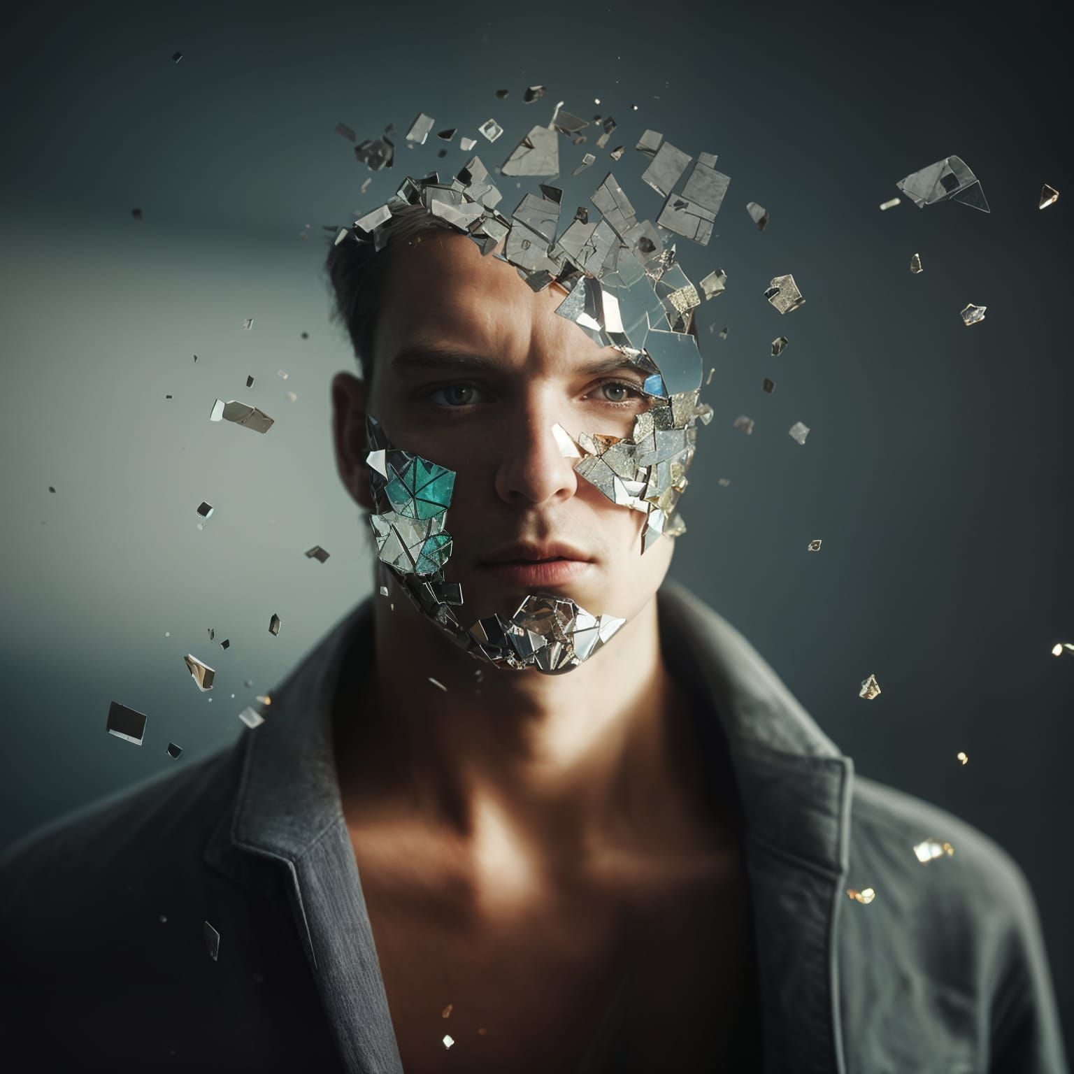 Shattered Mirror Universe: Graffiti Art in High Contrast