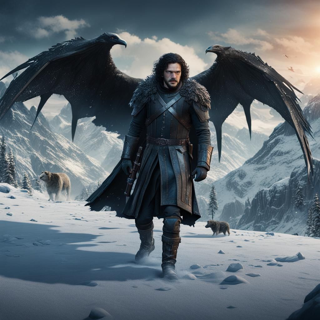 Jon Snow: Detailed Matte Painting in Unreal Engine