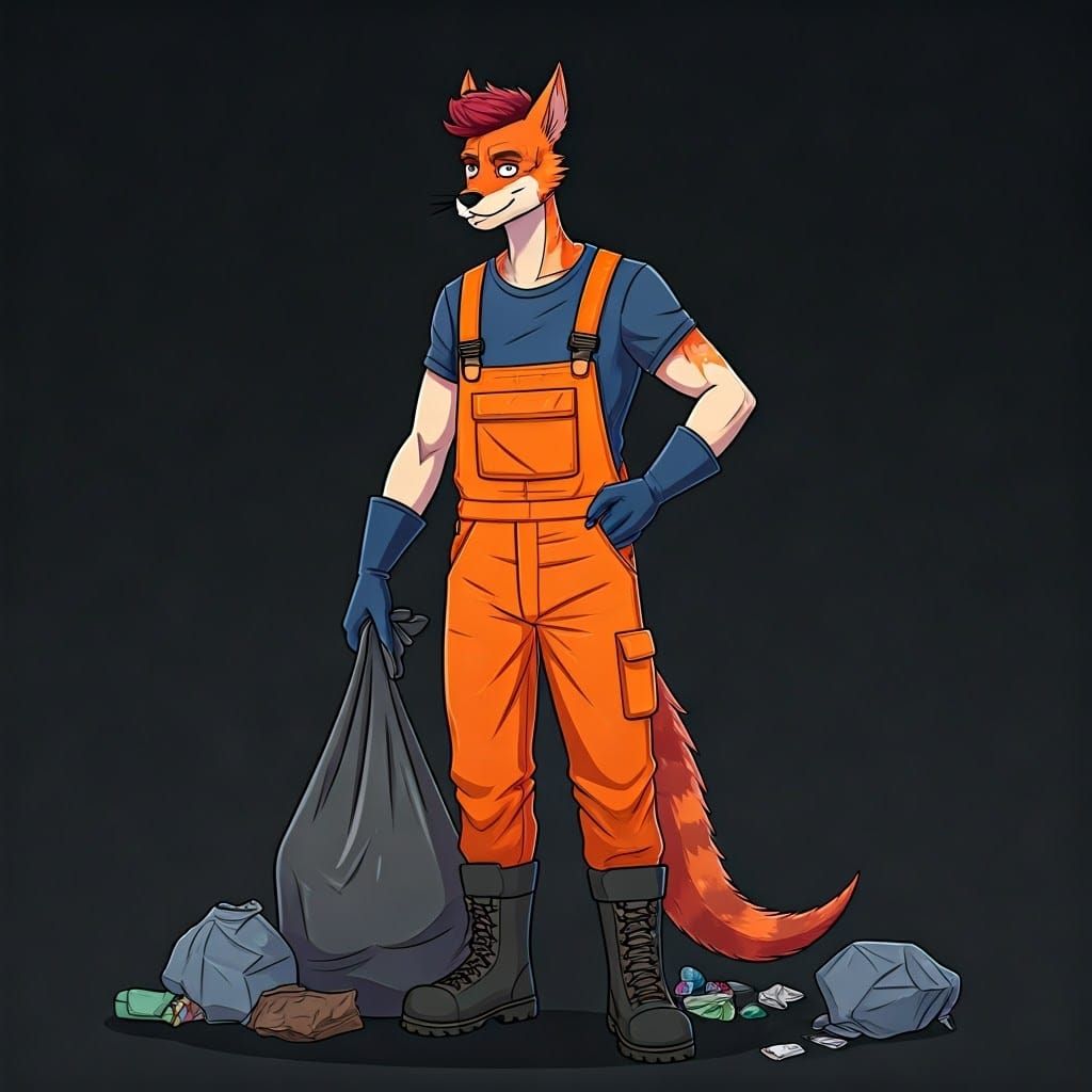 Swiper Doing Community Service Picking Up Litter