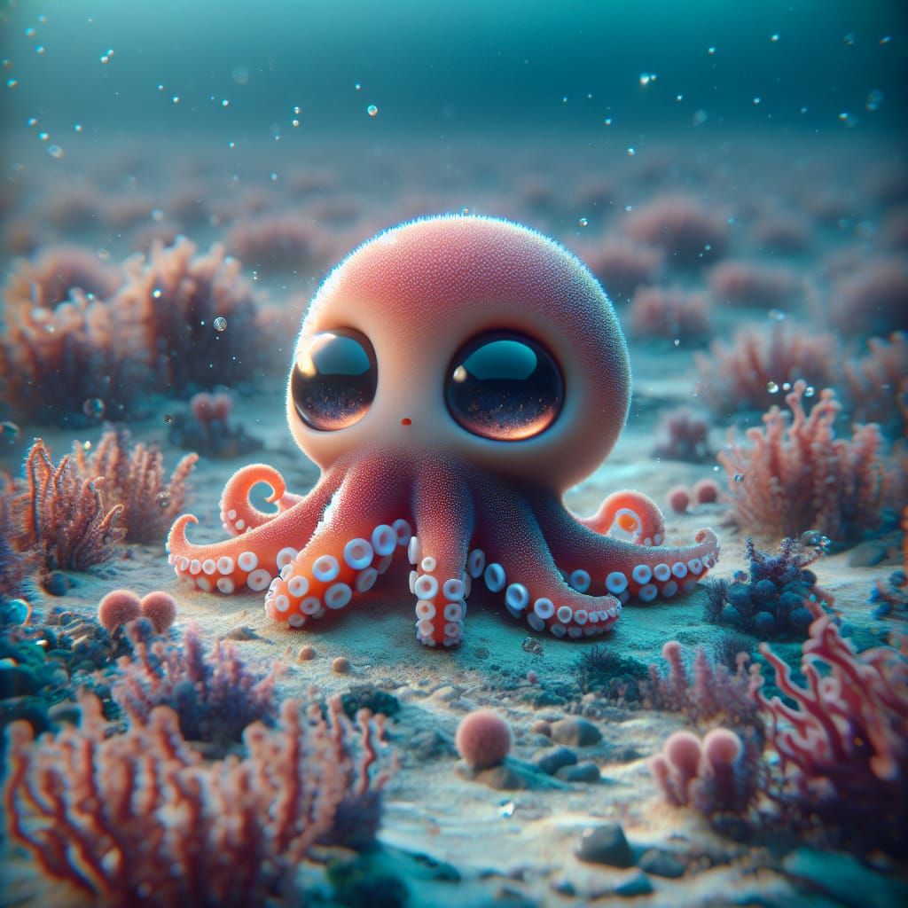 Cute wittle octopus🐙🥺