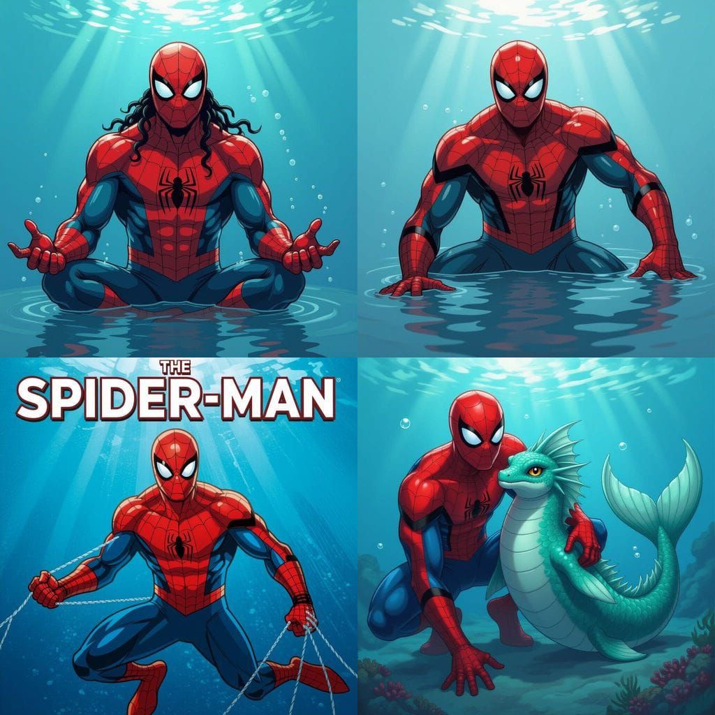Spiderman Merman Hybrid: A Unique Aquatic Hero