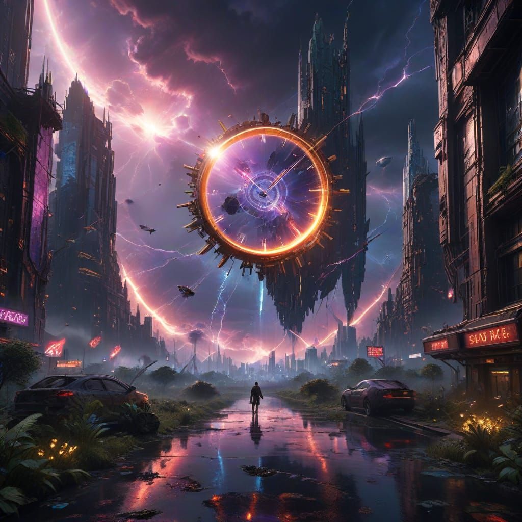 Surreal Sci-Fi Masterpiece Depicts Intersecting Parallel Dim...