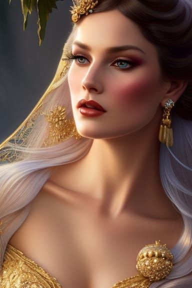 Retro Lace: A Hyperdetailed Portrait in Unreal Engine 5