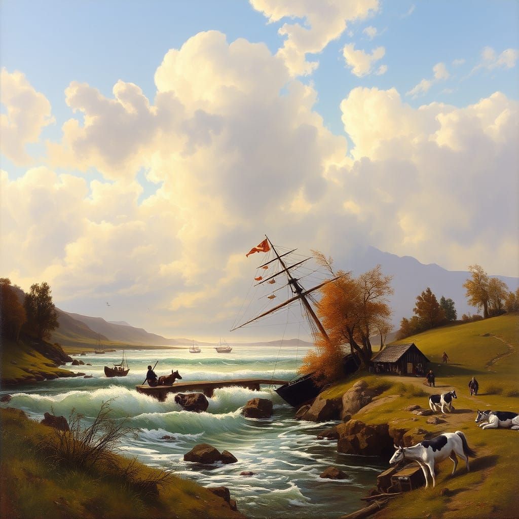 Romantic Landscape Masters Unite in a Single Image