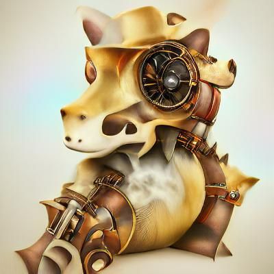 Steampunk Cubone Character Design