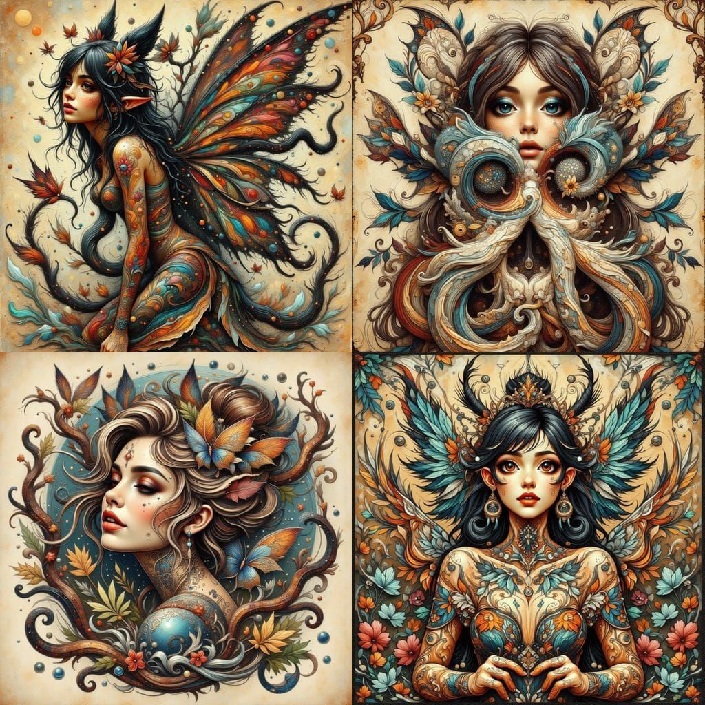 Fae and Fauna Attracted by Tribal Tattoos